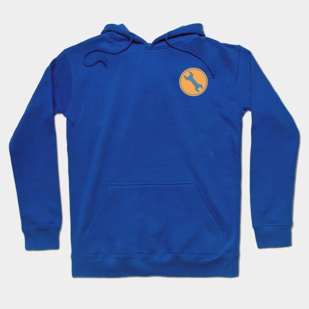 Team Fortress 2 - Blue Engineer Emblem Hoodie by Reds94